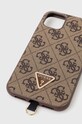 Guess etui na telefon iPhone 11 / Xr 6.1 GUHCN61P4TDSCPW brązowy AA00