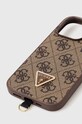 Guess etui na telefon iPhone 14 Pro 6.1 GUHCP14LP4TDSCPW brązowy AA00