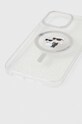 Karl Lagerfeld etui na telefon iPhone 13 Pro Max 6.7 KLHMP13XHGKCNOT transparentny AA00