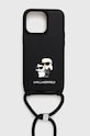 Чехол на телефон Karl Lagerfeld iPhone 13 Pro / 13 6.1 для телефона чёрный KLHCP13LSAKCPSK