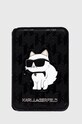 Karl Lagerfeld magnetyczne etui na karty etui na karty czarny KLWMSPSAKHCK