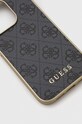 Guess etui na telefon iPhone 15 Pro 6.1 GUHCP15LGF4GGR szary AA00