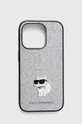 ασημί Θήκη κινητού Karl Lagerfeld iPhone 15 Pro 6.1 Unisex