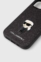 Karl Lagerfeld Husă pentru telefon iPhone 15 6.1 KLHCP15SGKNPSK negru AA00