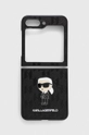 μαύρο Θήκη κινητού Karl Lagerfeld Samsung Galaxy Z Flip5 Unisex