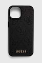 Θήκη κινητού Guess iPhone 15 6.1 για τηλέφωνο μαύρο GUHCP15SP4EPMK