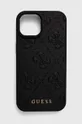 čierna Puzdro na mobil Guess iPhone 15 6.1 Unisex