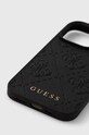 Guess custodia per telefono iPhone 15 Pro 6.1 GUHCP15LP4EPMK nero AA00