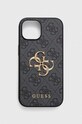 Guess etui na telefon iPhone 15 6.1 na telefon szary GUHCP15S4GMGGR