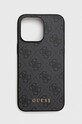 Чехол на телефон Guess iPhone 15 Pro Max 6.7 для телефона серый GUHCP15XG4GFGR