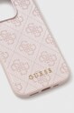 Etui za telefon Guess iPhone 15 Pro 6.1" GUHCP15LG4GFPI roza AA00