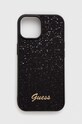 Puzdro na mobil Guess iPhone 15 6.1 na mobil čierna GUHCP15SPMSDGSK