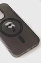 Puzdro na mobil Karl Lagerfeld iPhone 15 Pro 6.1 čierna