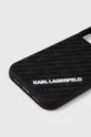 Чехол на телефон Karl Lagerfeld iPhone 15 6.1 чёрный