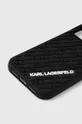 Etui za telefon Karl Lagerfeld iPhone 15 6.1 crna