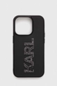 μαύρο Θήκη κινητού Karl Lagerfeld iPhone 15 Pro 6.1 Unisex