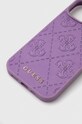 Θήκη κινητού Guess iPhone 15 6.1 GUHCP15SP4EPMU μωβ AA00