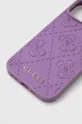 Чехол на телефон Guess iPhone 15 6.1 фиолетовой