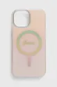 розовый Чехол на телефон Guess iPhone 15 6.1 Unisex