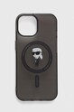 Karl Lagerfeld etui na telefon iPhone 15 6.1 na telefon czarny KLHMP15SHFCKNOK