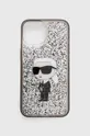 áttetsző Karl Lagerfeld telefon tok iPhone 15 6.1 Uniszex