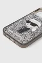 Puzdro na mobil Karl Lagerfeld iPhone 15 6.1 priesvitná