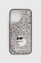 priesvitná Puzdro na mobil Karl Lagerfeld iPhone 15 6.1 Unisex