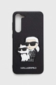 чёрный Чехол на телефон Karl Lagerfeld Samsung Galaxy S23+ S916 Unisex