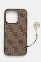 Etui za telefon Guess iPhone 15 Pro 6.1 za telefon smeđa GUHCP15LGF4GBR