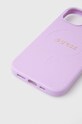 Guess etui na telefon iPhone 15 6.1 GUHMP15SPSAHMCU fioletowy AA00