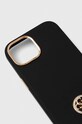 Guess Husă pentru telefon iPhone 15 6.1 GUHCP15SM4DGPK negru AA00