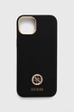 Guess Husă pentru telefon iPhone 15 Plus 6.7 pentru telefon negru GUHCP15M4DGPK