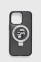 czarny Karl Lagerfeld etui na telefon iPhone 13 Pro 6.1 Unisex