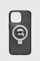 μαύρο Θήκη κινητού Karl Lagerfeld iPhone 15 Pro Max 6.7 Unisex