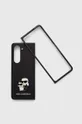 čierna Puzdro na mobil Karl Lagerfeld Samsung Galaxy Z Fold5 F946 Unisex
