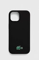 Θήκη κινητού Lacoste iPhone 15 6.1 για τηλέφωνο μαύρο LCHMP15SSLOK