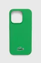 zelená Puzdro na mobil Lacoste iPhone 15 Pro 6,1 Unisex