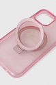 rosa Guess custodia per telefono iPhone 15 / 14 / 13 6.1''