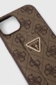 Obal na telefon Guess iPhone 15 / 14 / 13 6.1'' GUHCP15SPGS4TDW hnědá AA00