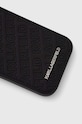 Karl Lagerfeld custodia per telefono iPhone 15 / 14 / 13 6.1'' KLHCP15SPQKPMK nero AA00