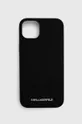 μαύρο Θήκη κινητού Karl Lagerfeld iPhone 15 Plus / 14 Plus 6.7'' Unisex