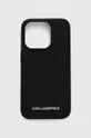 чорний Чохол на телефон Karl Lagerfeld iPhone 15 Pro 6.1'' Unisex