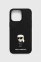 чёрный Чехол на телефон Karl Lagerfeld iPhone 15 Pro Max 6.7'' Unisex