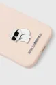 Etui za telefon Karl Lagerfeld iPhone 15 Plus / 14 Plus 6.7'' roza