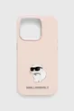 ροζ Θήκη κινητού Karl Lagerfeld iPhone 15 Pro 6.1'' Unisex