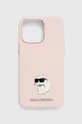 ροζ Θήκη κινητού Karl Lagerfeld iPhone 15 Pro Max 6.7'' Unisex