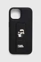 μαύρο Θήκη κινητού Karl Lagerfeld iPhone 15 / 14 / 13 6.1'' Unisex