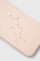 Puzdro na mobil Karl Lagerfeld iPhone 15 Pro Max 6.7'' KLHCP15XSKSBMCP ružová AA00