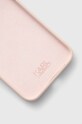 Akcesoria Karl Lagerfeld etui na telefon iPhone 15 Pro Max 6.7'' KLHCP15XSKSBMCP różowy