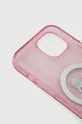 розовый Чехол на телефон Karl Lagerfeld iPhone 15 Plus / 14 Plus 6.7''
